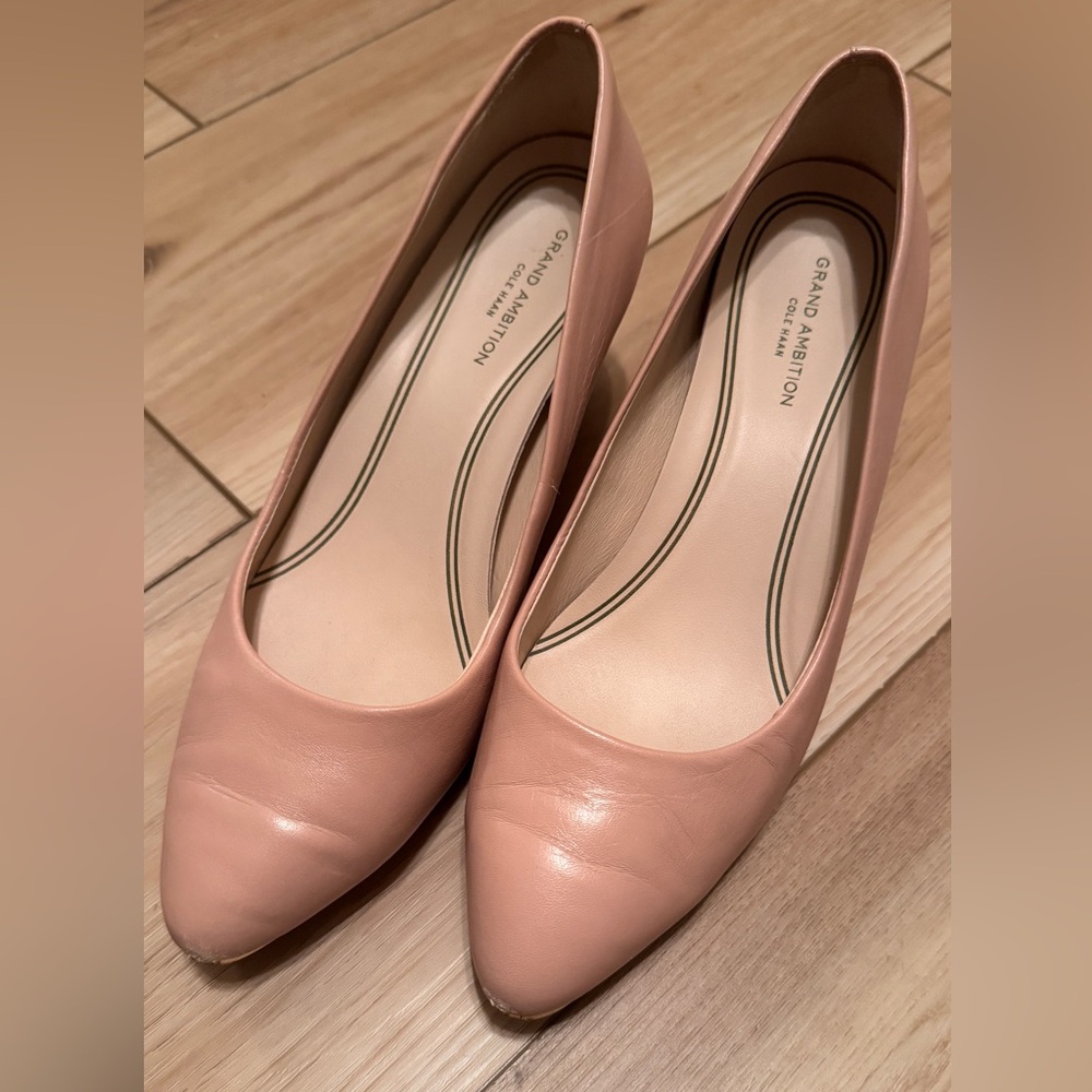 Cole Haan leather wedges